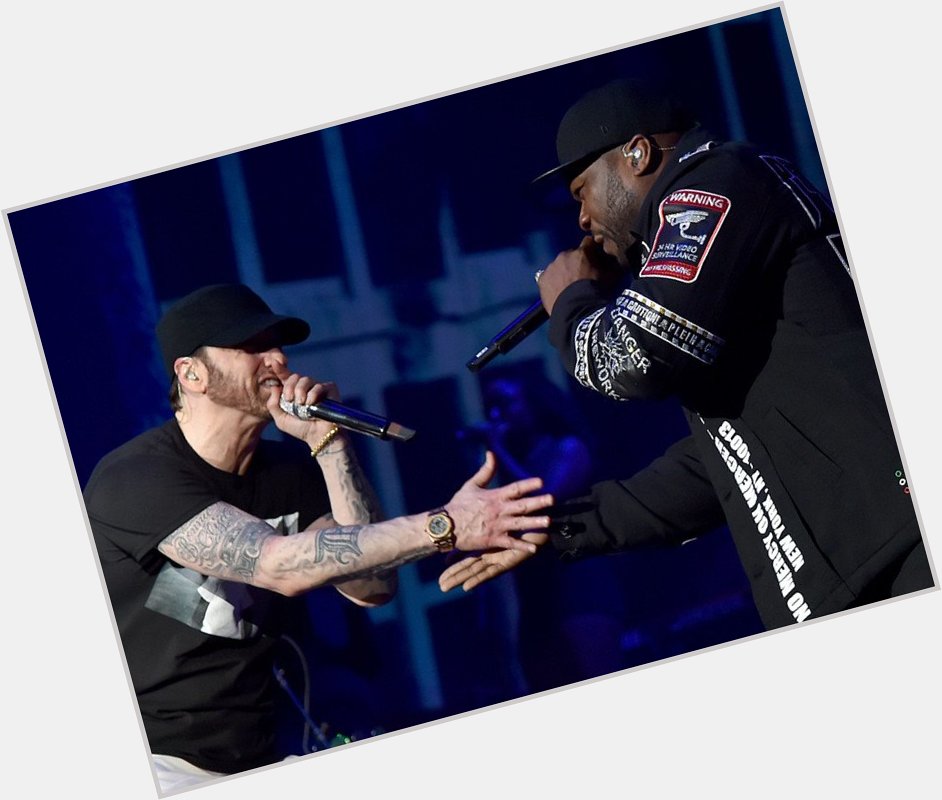 Eminem Leads Switzerland Crowd In \"Happy Birthday 50 Cent\" Chant  