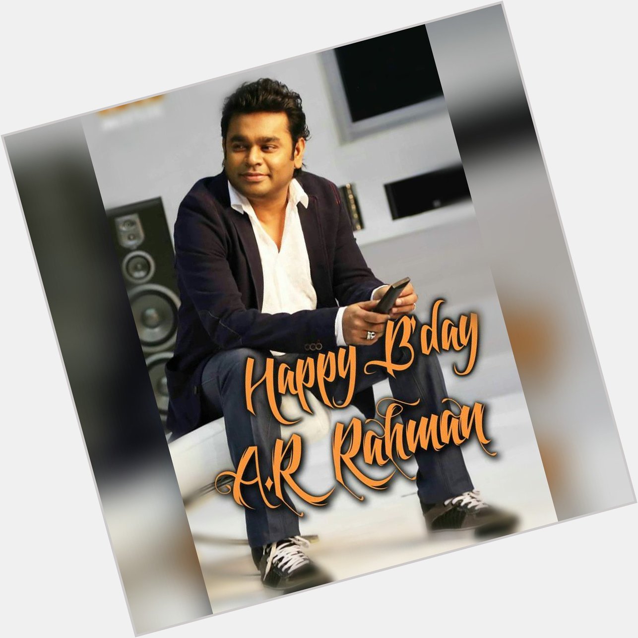 Happy birthday Mr. A.R.Rahman sir....   