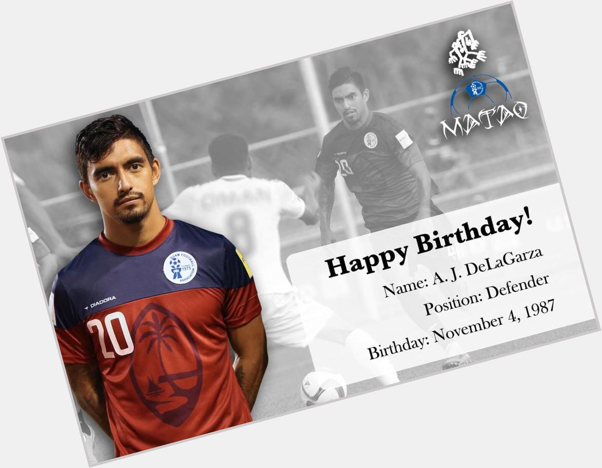 Happy birthday to Matao & star defender AJ DeLaGarza! Tix on sale now for the v IR Iran home at GFA 