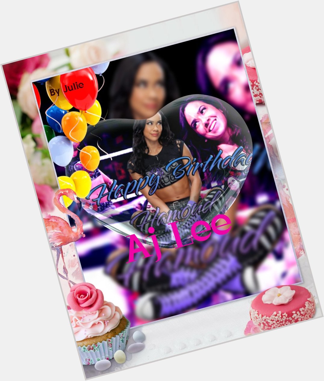 Happy birthday to AJ Lee hope you have a wonderful day   