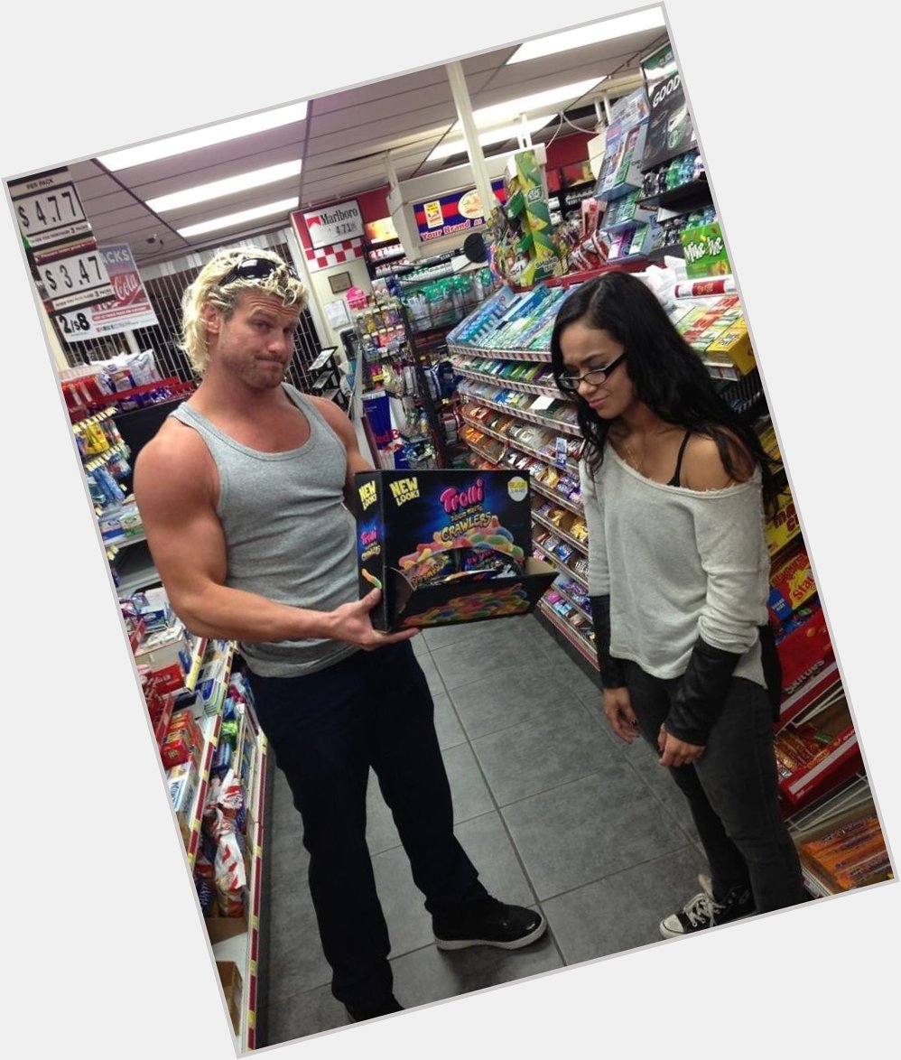 Happy Birthday to AJ Lee! here s a cool pic of dolph and aj :D 