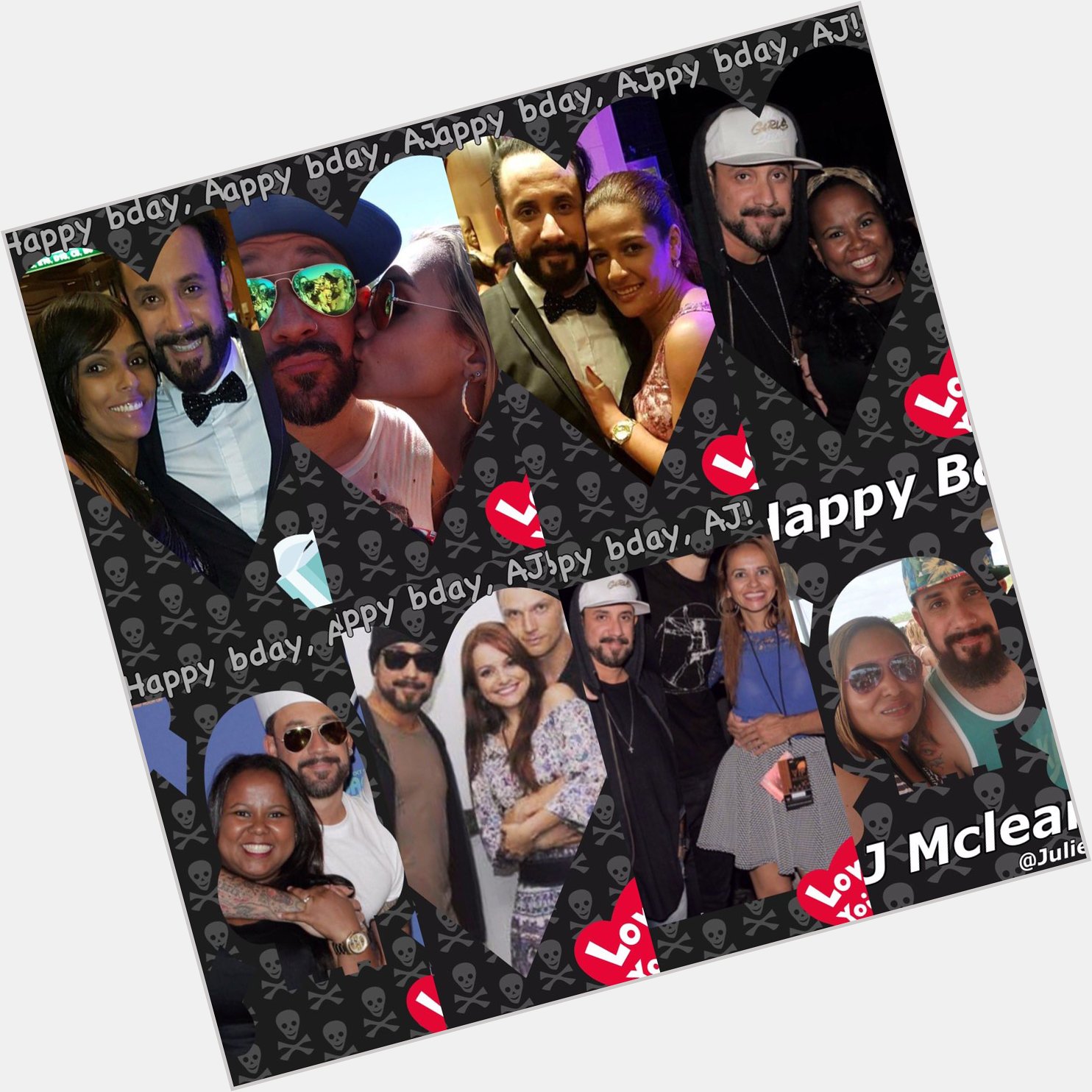   The best Fans with the best!
Happy birthday, AJ Mclean! 