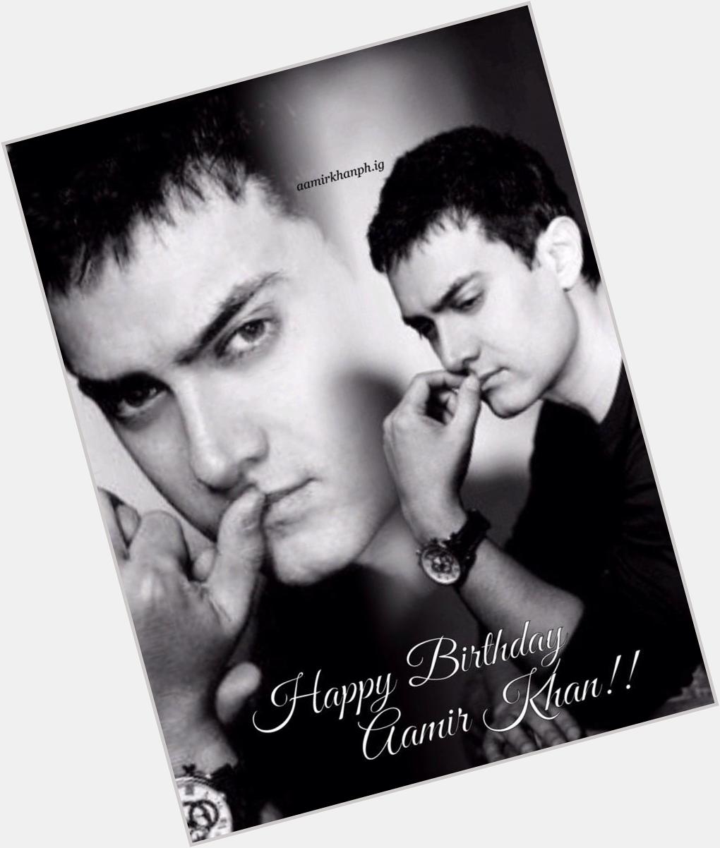 HBD to the man I admire and love the most... Keep on touching people\s hearts! Happy Birthday Aamir Khan 