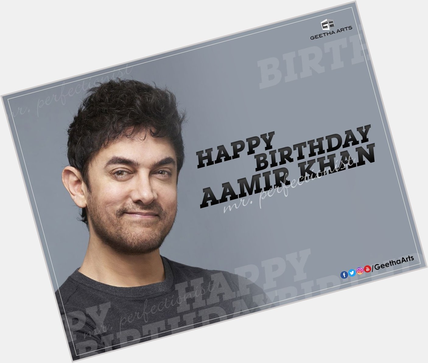 Wishing the Mr. Perfectionist a very happy birthday! 