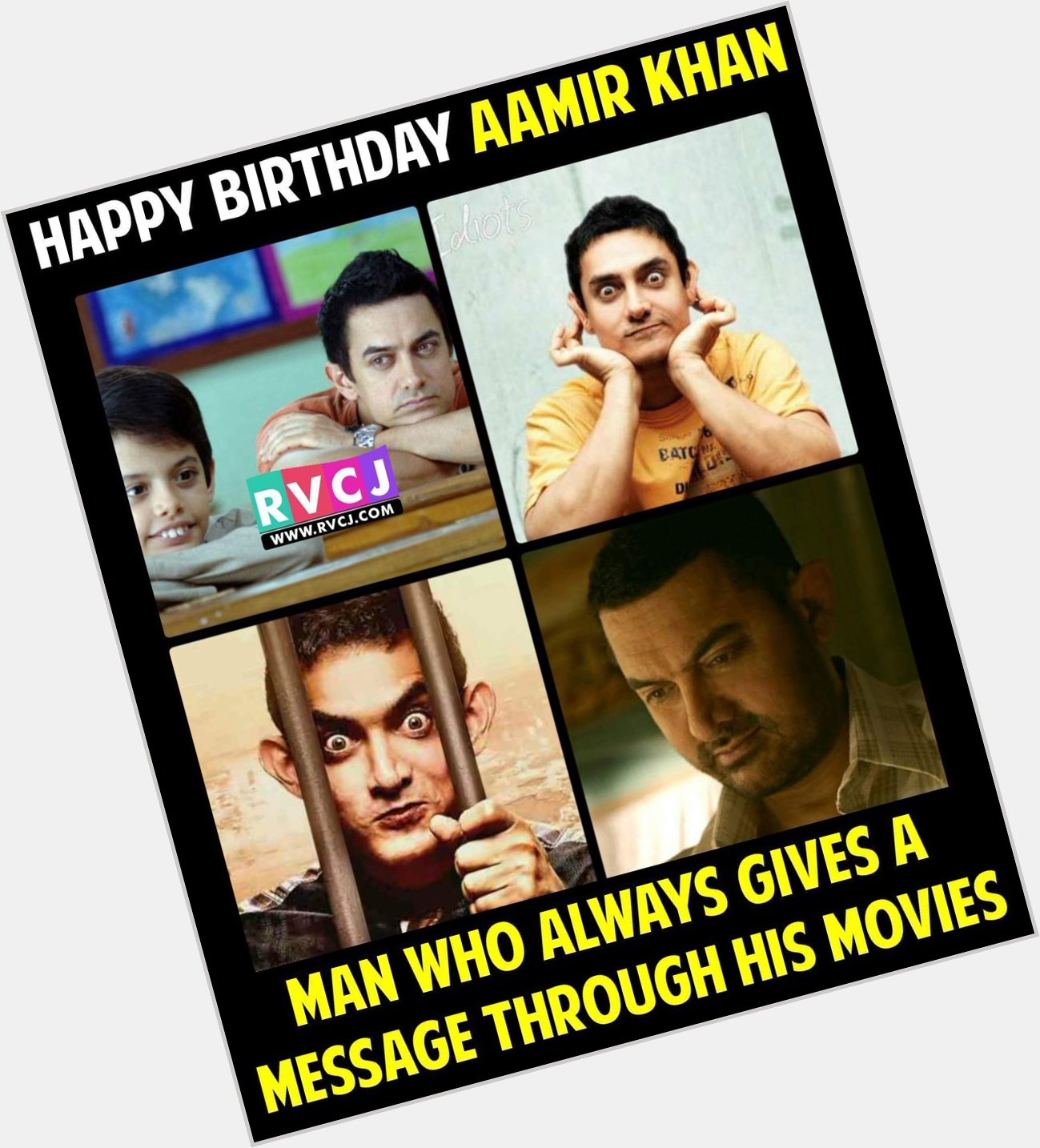 Happy birthday Mr. Perfect Amir Khan.     