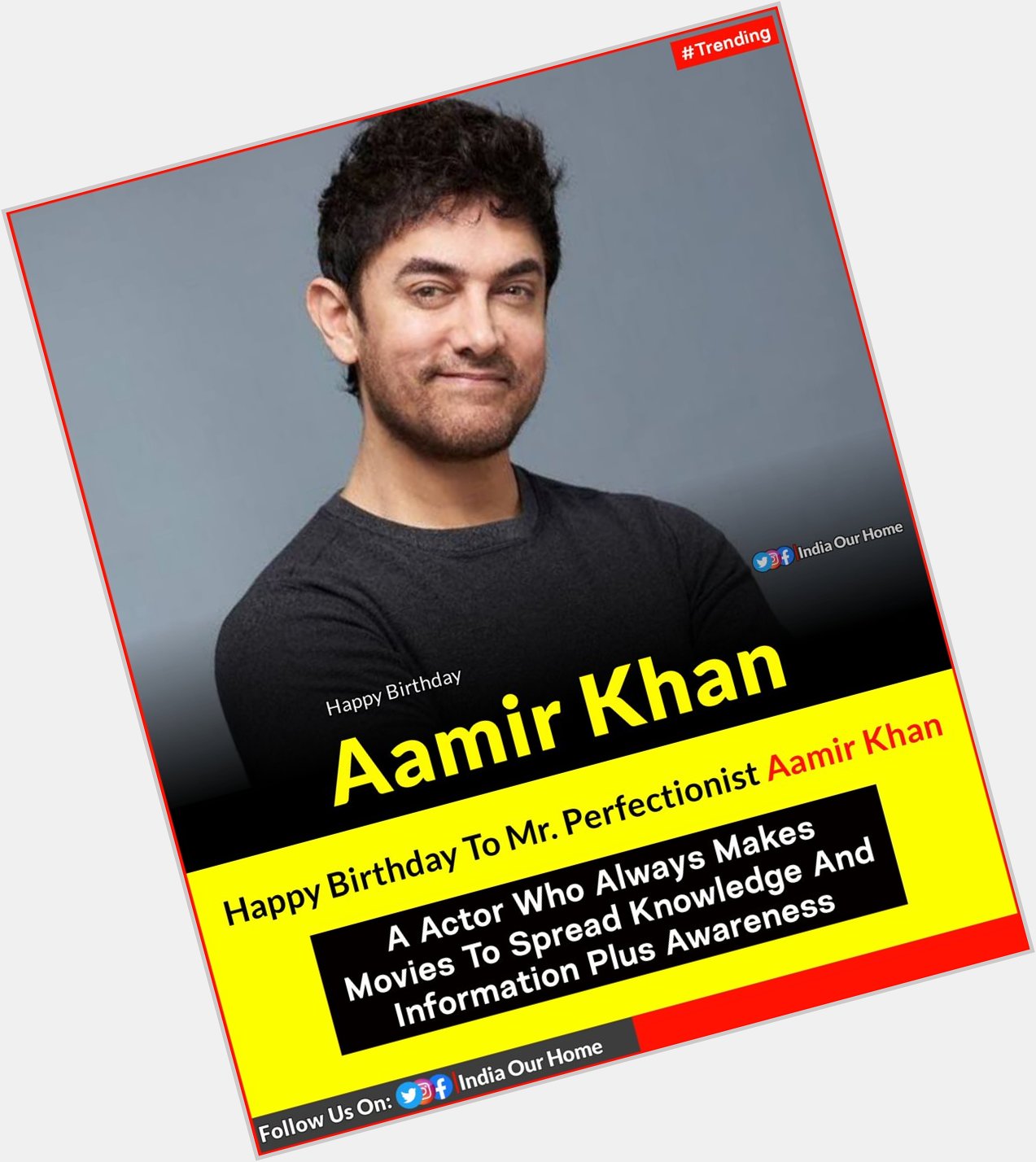  happy birthday
Aamir Khan  