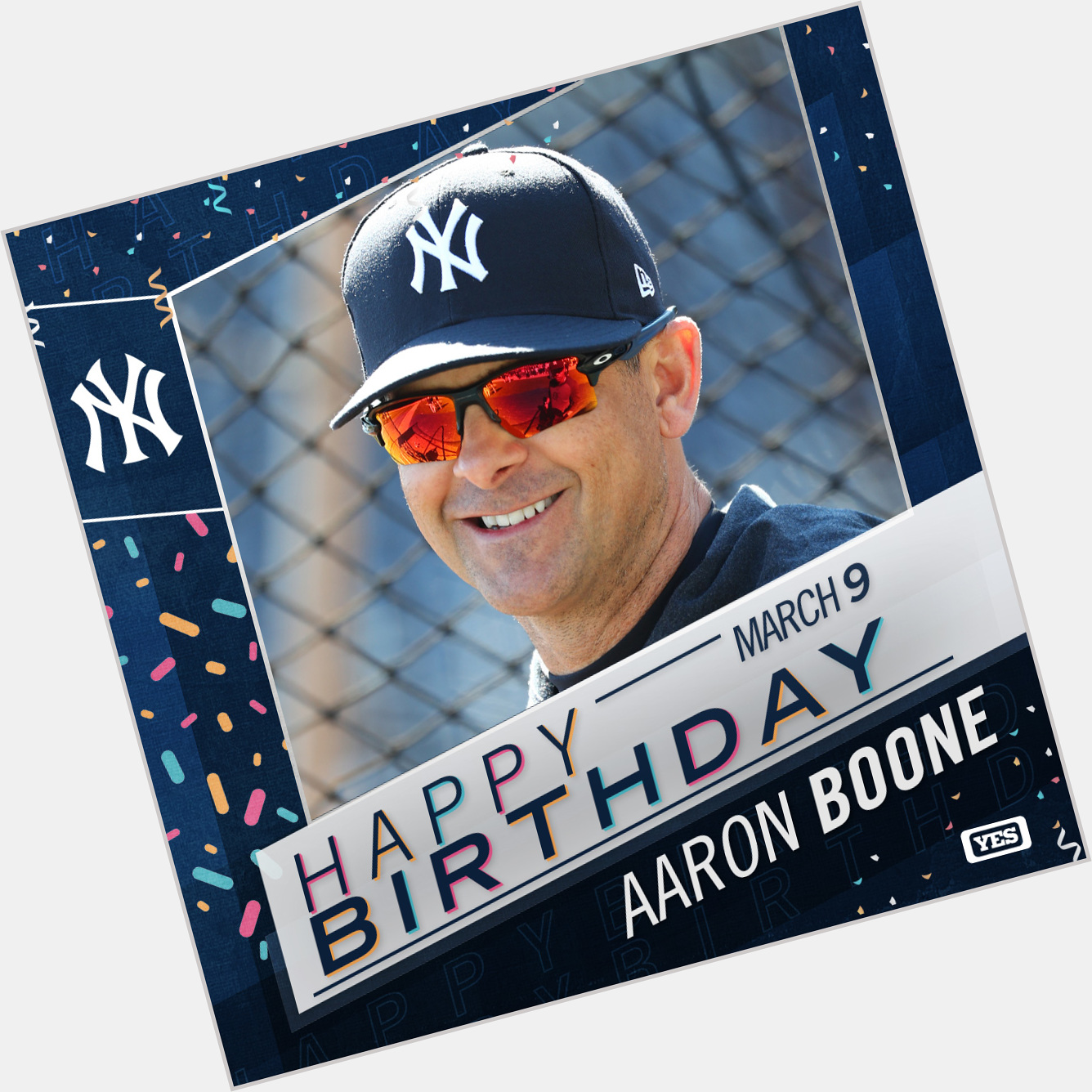 Happy birthday, Aaron Boone! 
