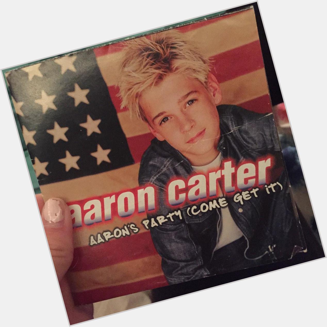 It truly is a Happy birthday to me! I found my old Aaron Carter CD 
