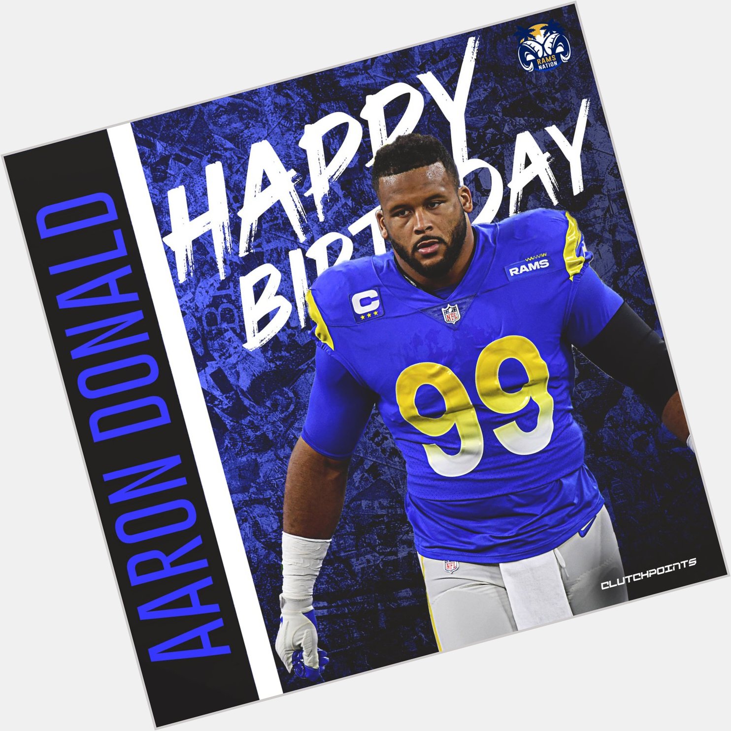 Let\s all wish our 3x DPOY, Aaron Donald, a happy 30th birthday! 