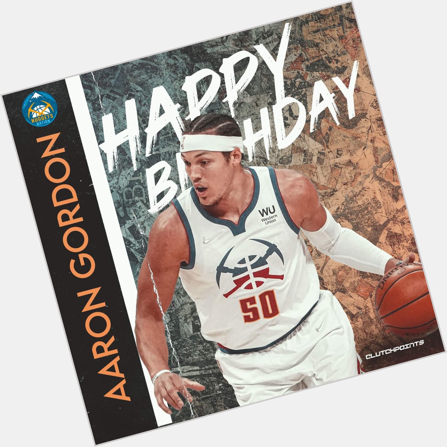 Join Nuggets Nation in greeting Aaron Gordon with a happy 26th birthday!  