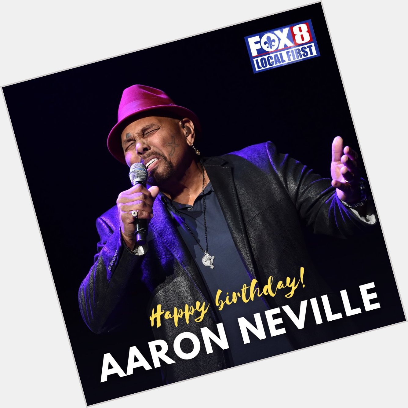 Happy 82nd birthday to a New Orleans original, soul singer Aaron Neville! 