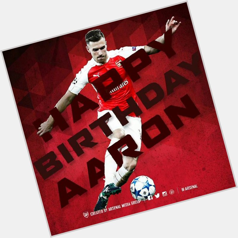 Happy 25th Birthday Aaron Ramsey...! 