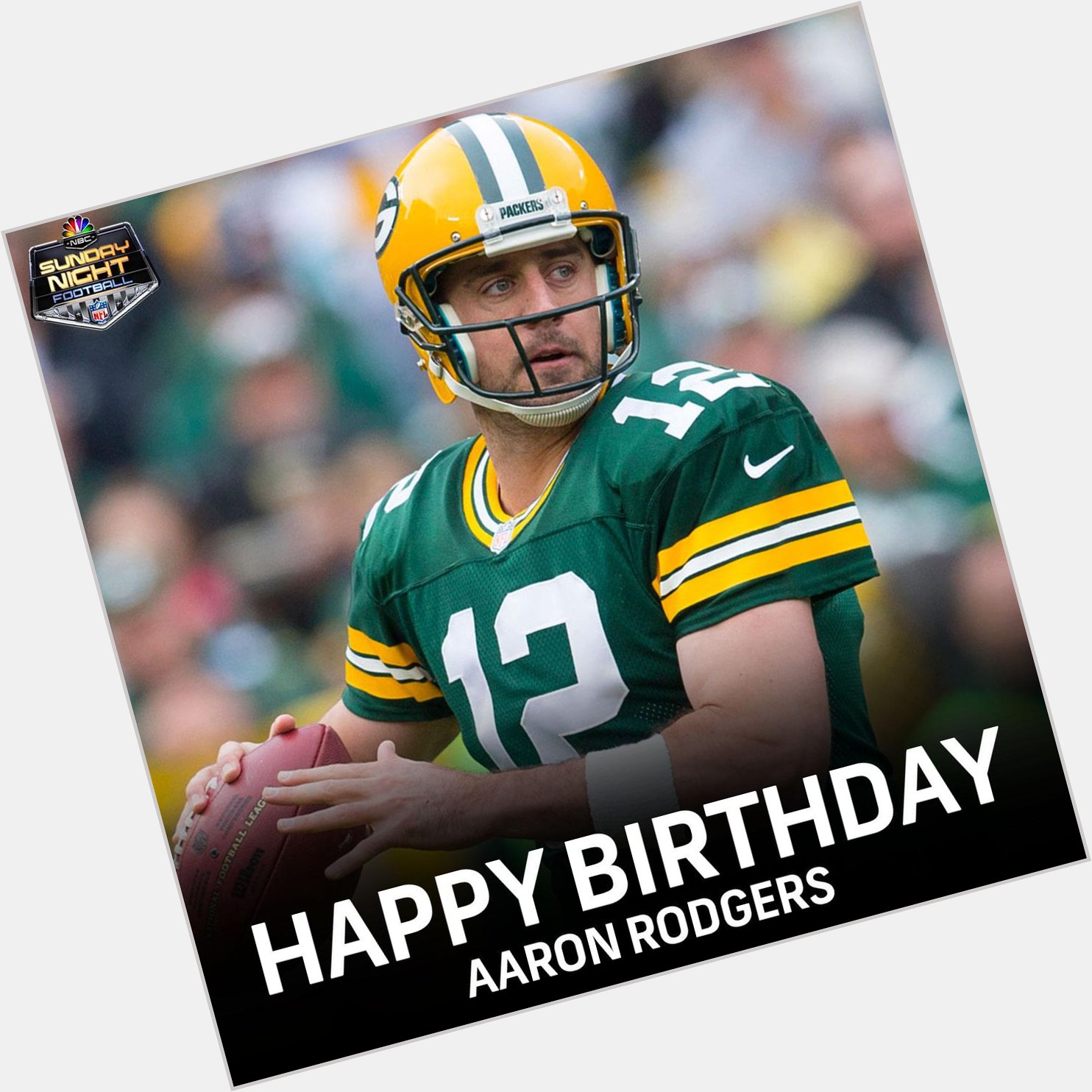 The only one, Aaron Rodgers The Relaxer!
Happy Birthday from me too!  Happy Birthday 