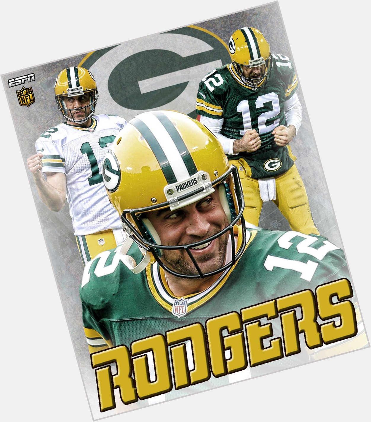   ESPNNFL: Happy 32nd birthday Aaron Rodgers.
His career TD-Int ratio of 4.1 is the best EVER. Nex 