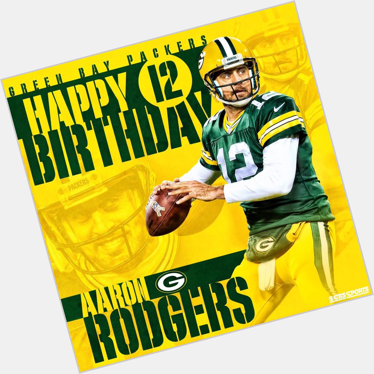 Happy birthday to one of the greats, have a day Aaron Rodgers!!    