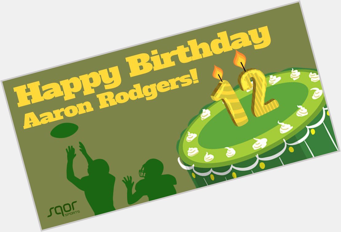 Happy Birthday to Green Bay Packers QB, Aaron Rodgers! The Super Bowl XLV MVP and 2 tim...  
