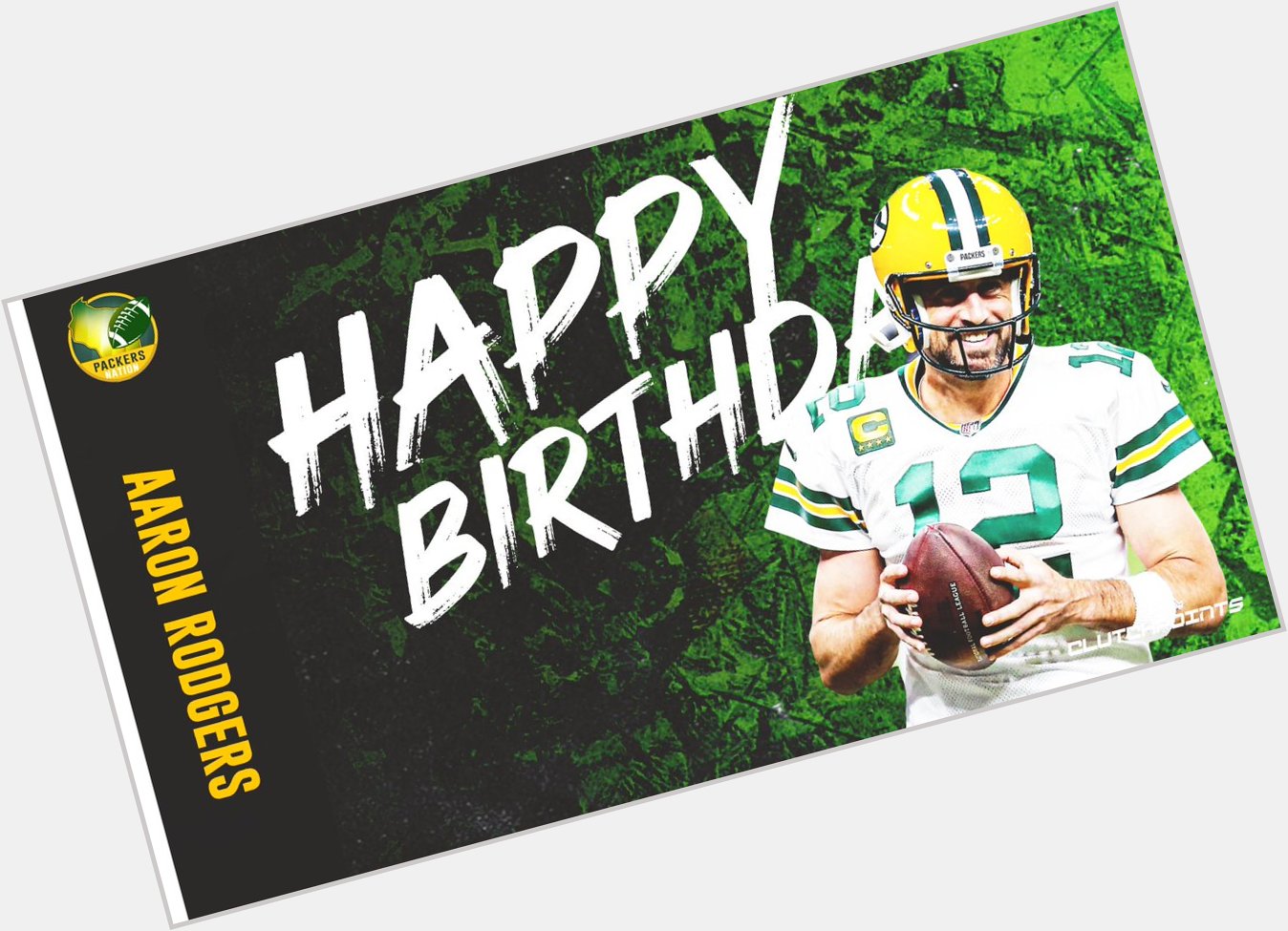 Packers Nation, join us in wishing Super Bowl champ and 2x MVP Aaron Rodgers a happy 37th birthday! 