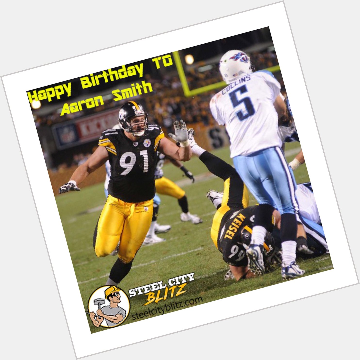 Happy Birthday to former DE, Aaron Smith. Hope you have a great one.   