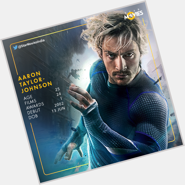 Wishing Aaron Taylor-Johnson a Happy Birthday.
He played Quicksilver, can you name another character he has played? 