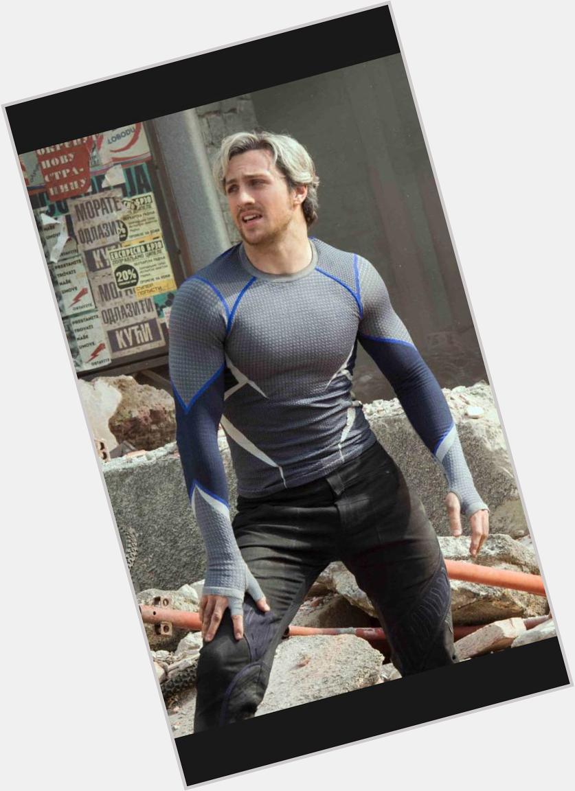 Happy Birthday Aaron Taylor Johnson!!!! You\re my favorite Quicksilver!!!  \"You didn\t see that coming?\" 