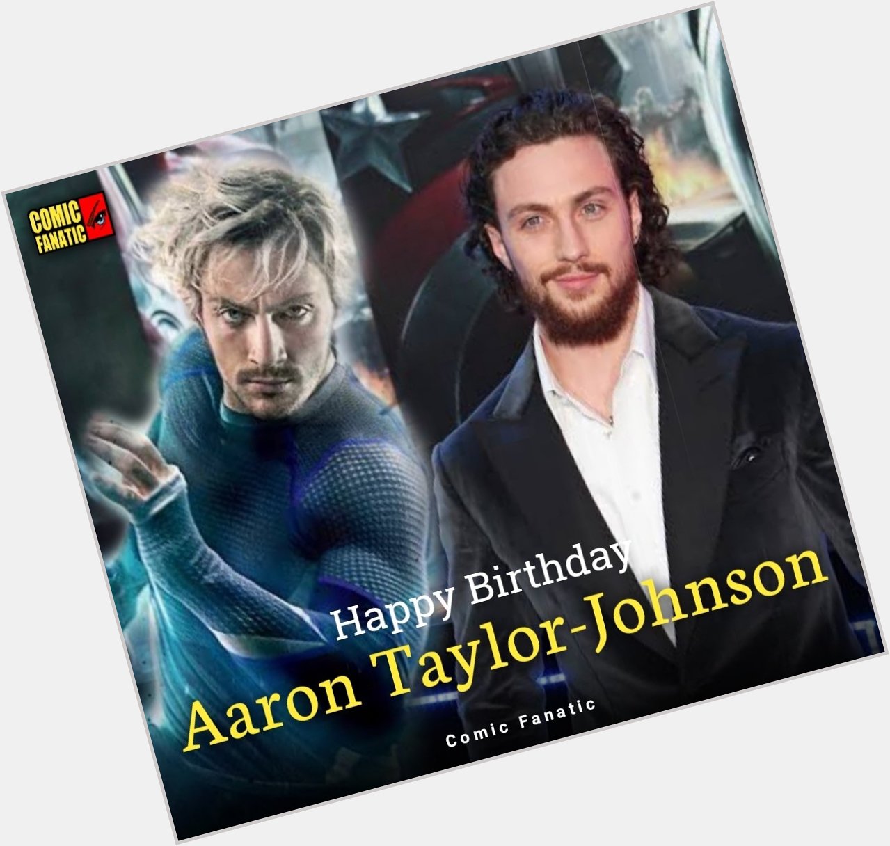 Happy 31st birthday Aaron Taylor-Johnson aka Pietro Maximoff! 