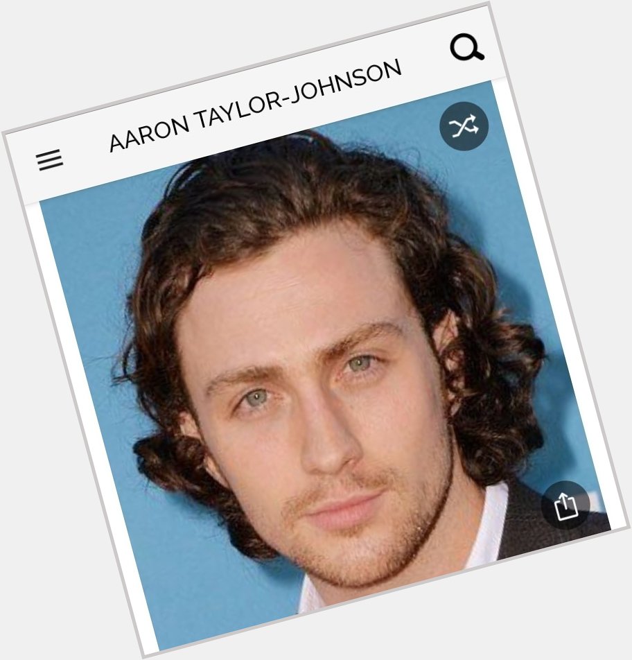 Happy birthday to this great actor.  Happy birthday to Aaron Taylor-Johnson 
