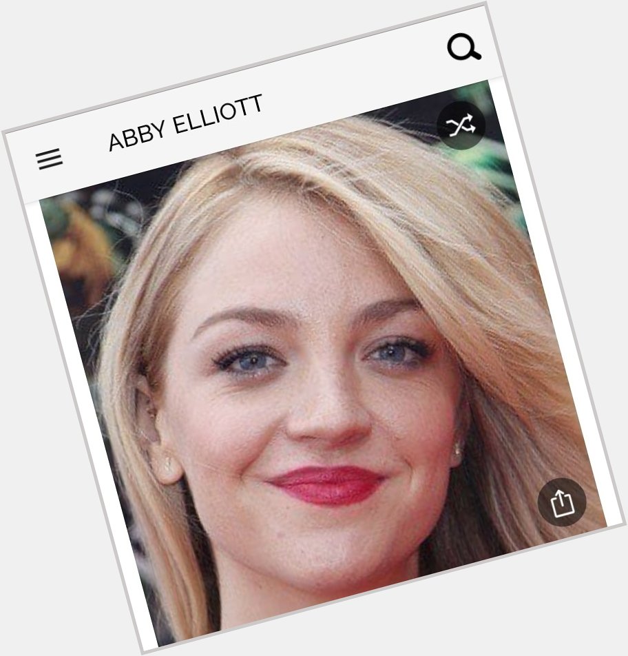 Happy birthday to this great actress who is the daughter of Chris Elliott. Happy birthday to Abby Elliott 