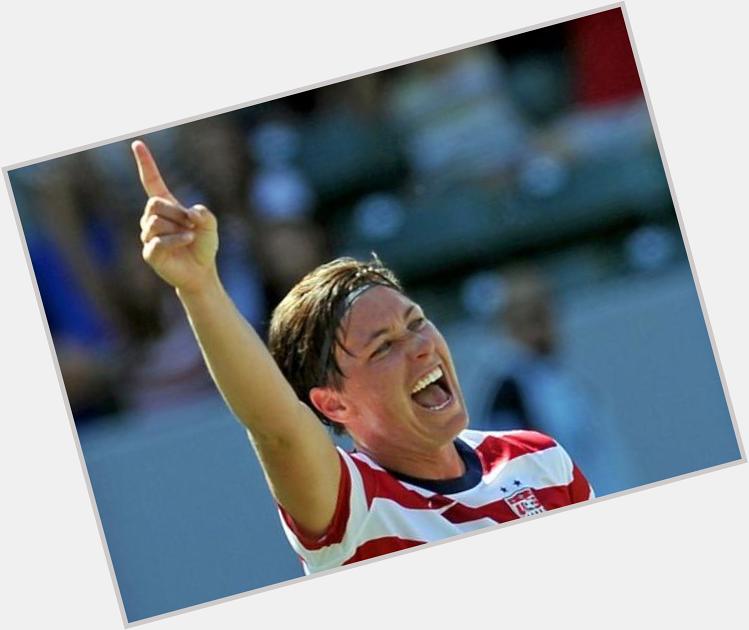 Happy birthday Abby Wambach you\re my role model i hope you have a great day I love you 