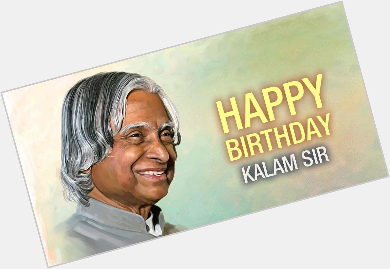 Happy Birthday Kalam sir 

DRDO to build memorial for Abdul Kalam 