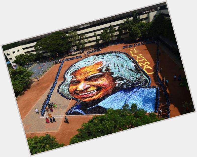 Happy Birthday to one of our Biggest Inspirations - Former President (People\s President) Late Dr. APJ Abdul Kalam 