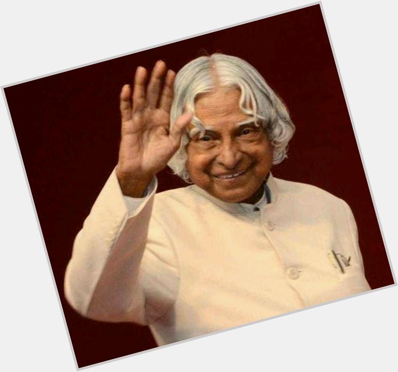 Happy birthday Abdul kalam Missile man of India ..no one can forget u 