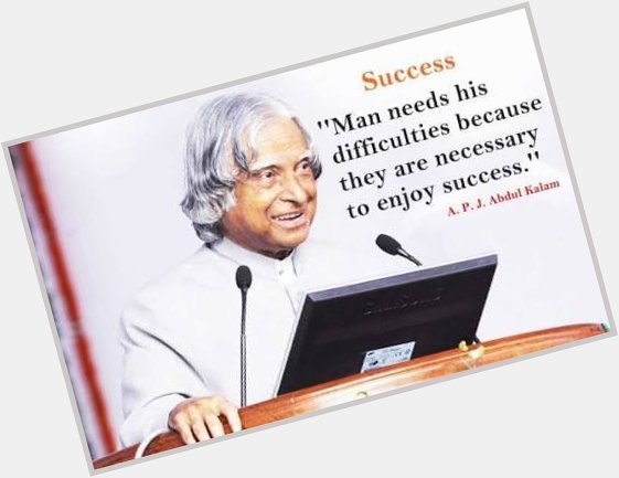 Happy birthday to Late APJ Abdul Kalam, our very own missile man who made India proud. 