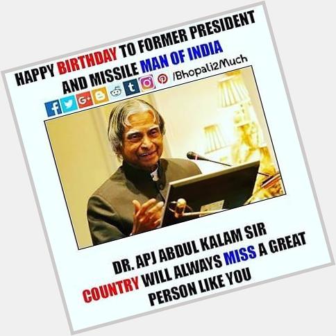 Happy Birthday Dr.APJ.Abdul Kalam Sir!!! 
