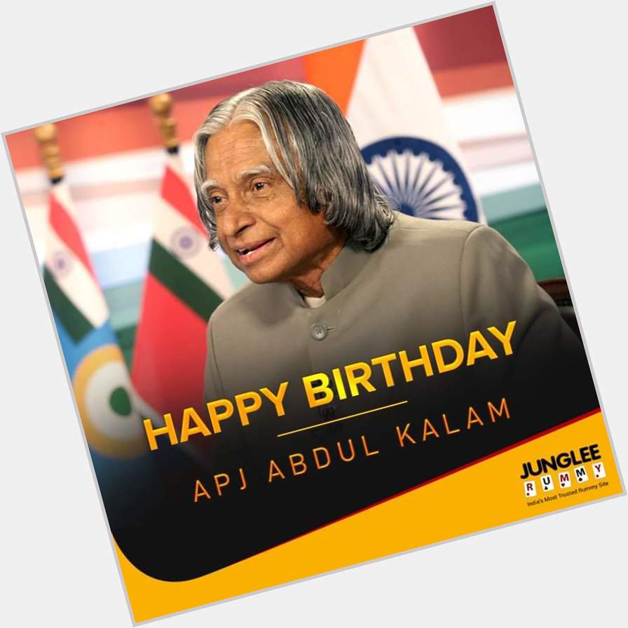 Happy Birthday Apj Abdul kalam 