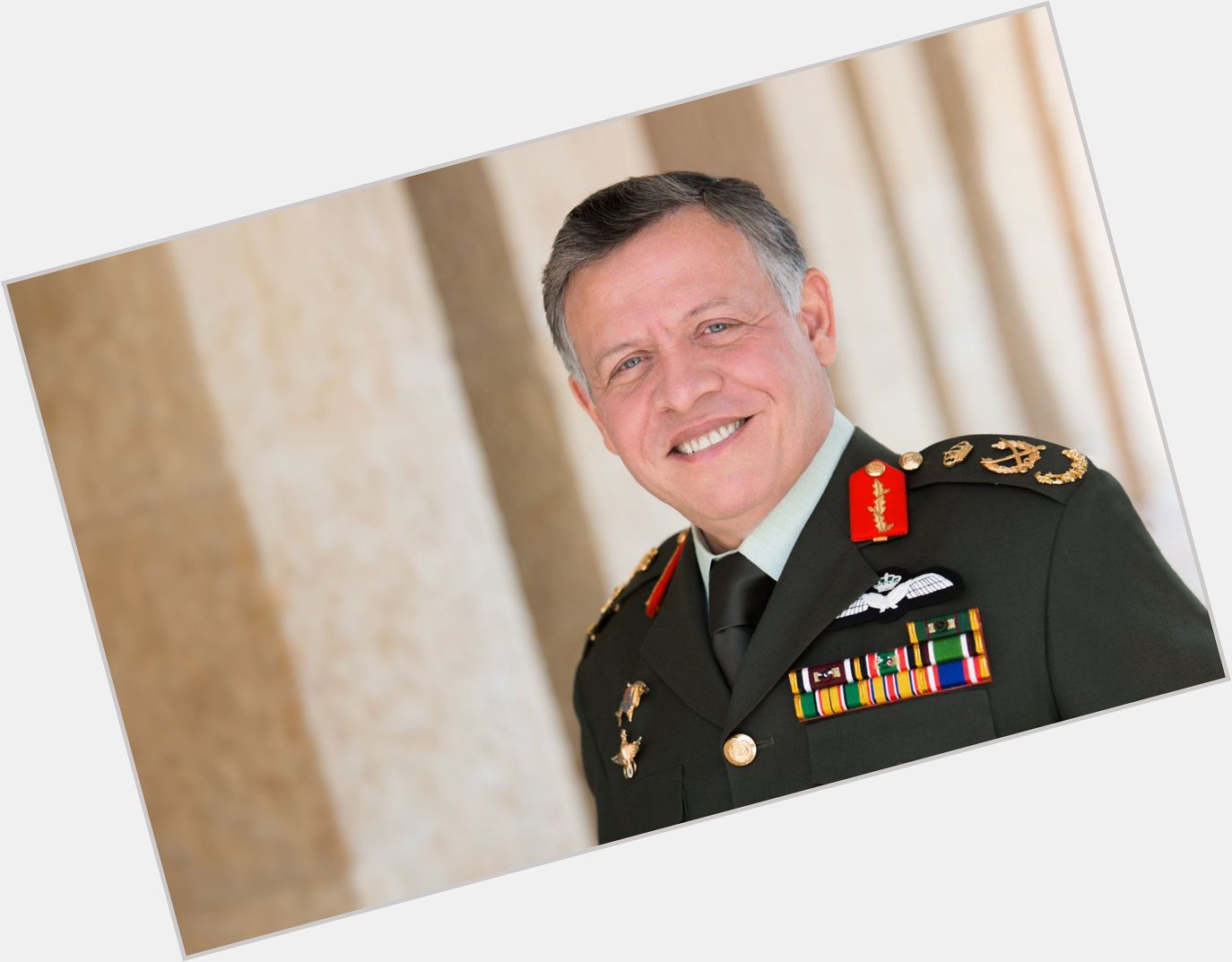 Wishing His Majesty, King Abdullah II a very happy birthday. 