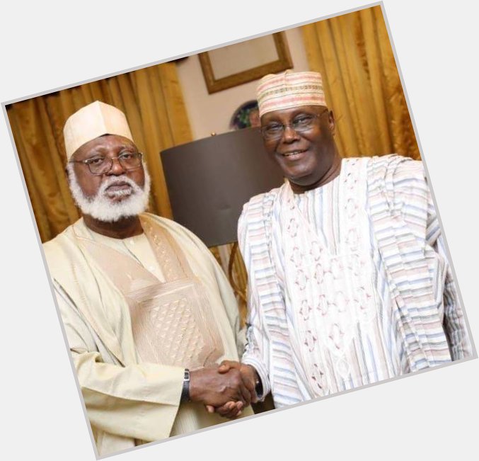 Former VP Atiku Abubakar wishes Gen. Abdulsalami Abubakar a happy 79th birthday... 
