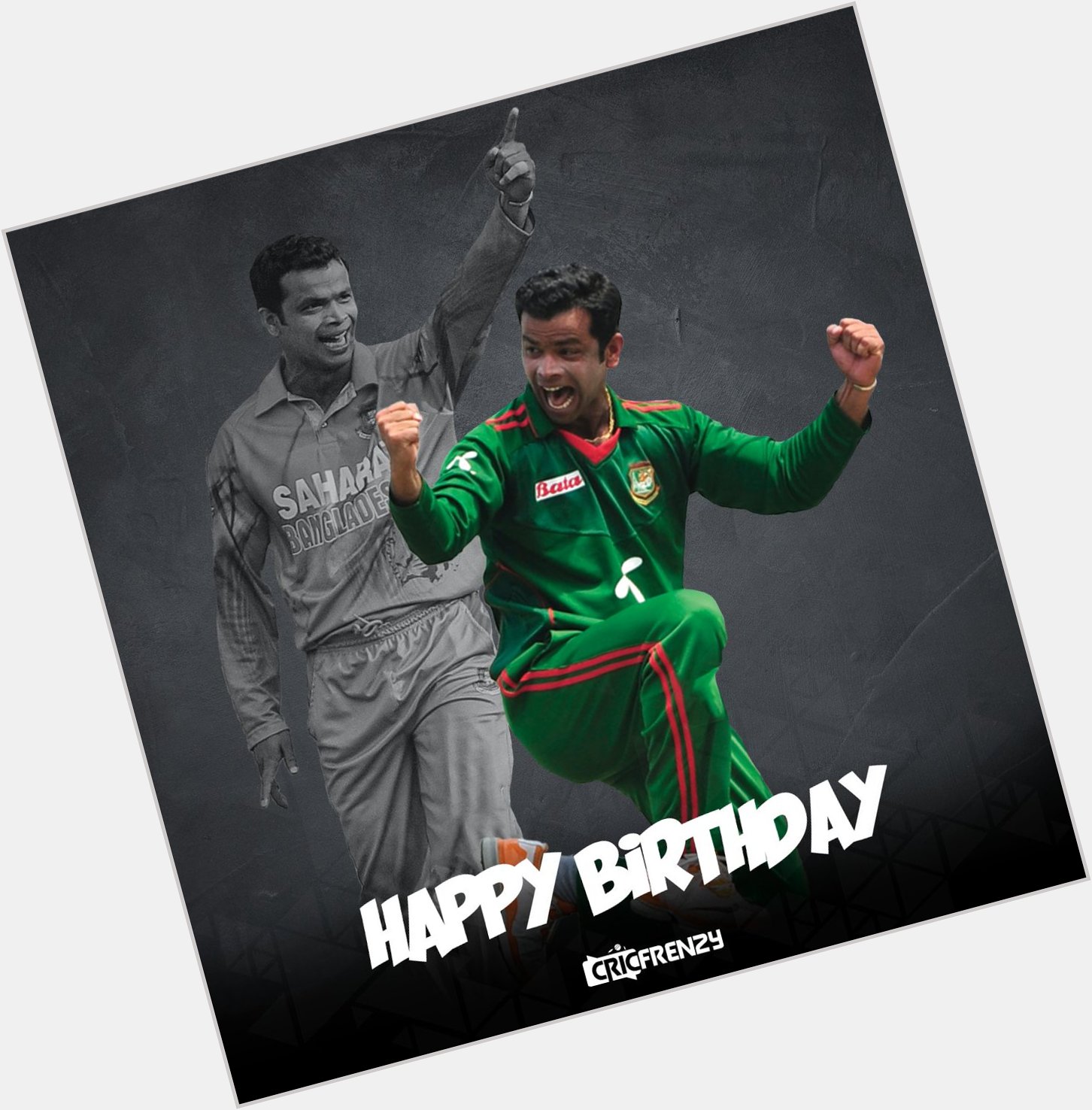 The first Bangladeshi to take 200 wickets in ODIs
Happy birthday Abdur Razzak    