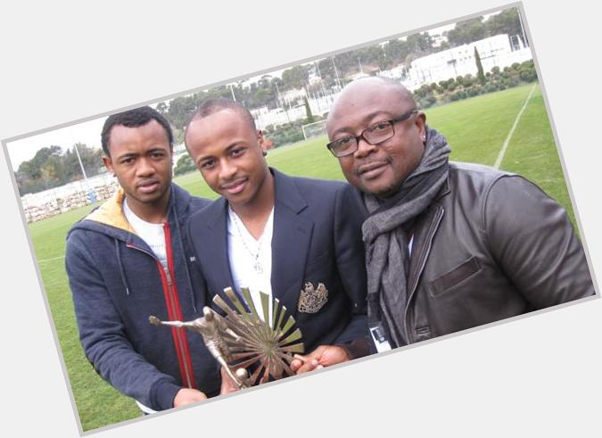 Happy 50th birthday to Abedi Pele, pictured here with 2 of his sons: Jordan and Andre Ayew. 