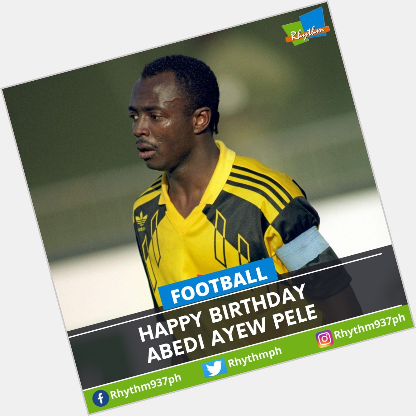 A legendary superstar  Happy birthday to icon Abedi Pele 