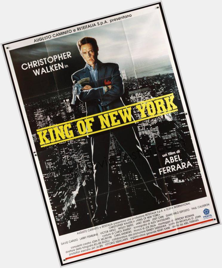 Happy Birthday KING OF NEW YORK Italian poster - 1990 