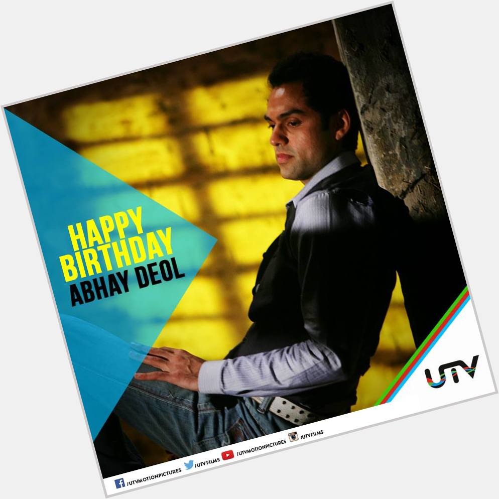DevD is not going to be his usual gloomy self today! We wish DevD a.k.a. Abhay Deol a Happy Birthday. 