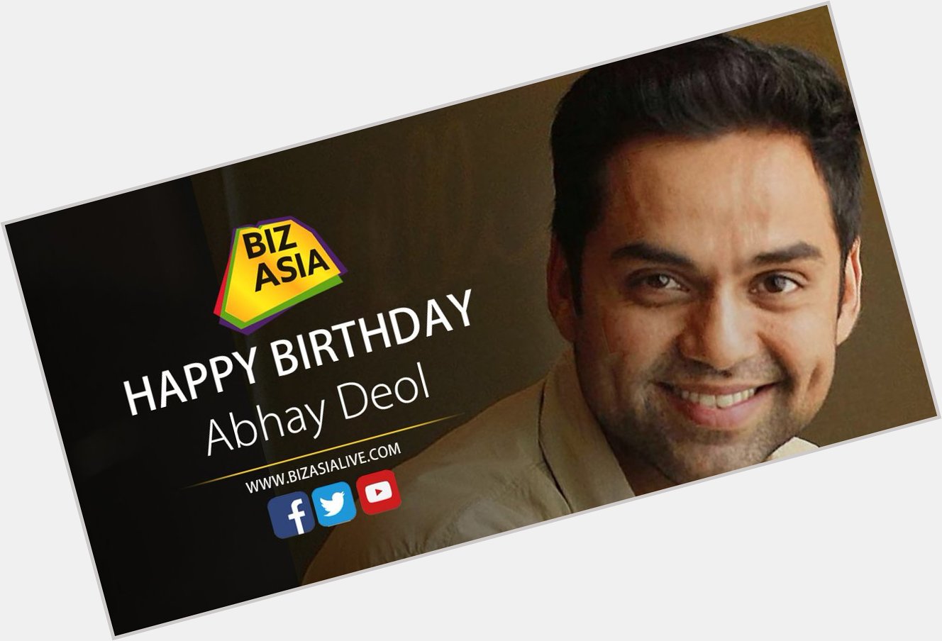  wishes Abhay Deol a very happy birthday.  
