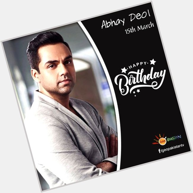 Wishing you another year full of blessings. Happy Birthday Abhay Deol!   