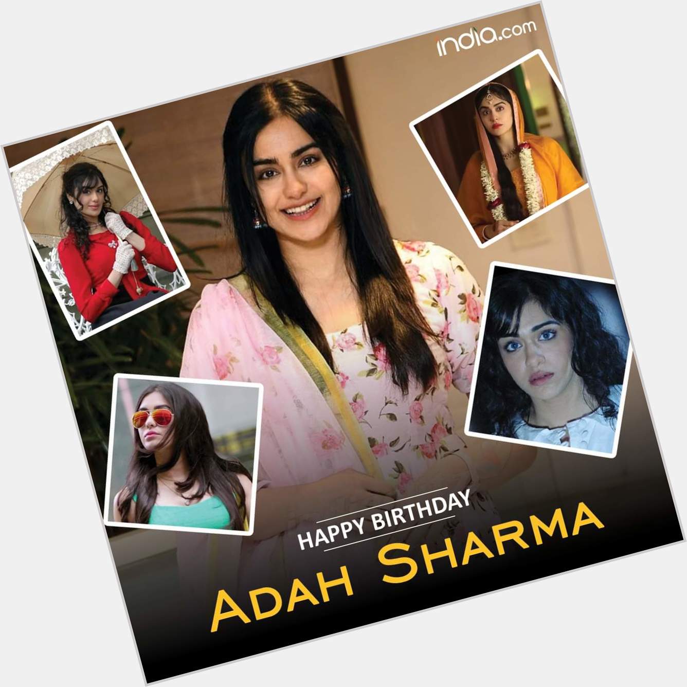  Wishing the beautiful actress Adah Sharma S a very Happy Birthday          