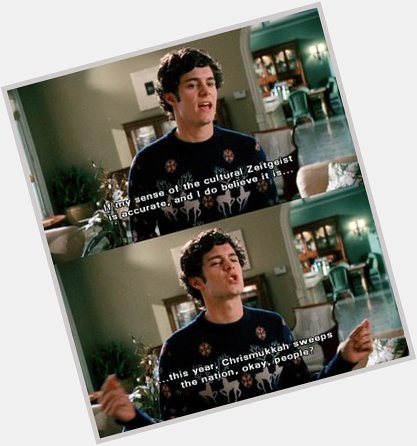 Happy birthday (and Happy Chrismukkah) to the adorable Seth Cohen! (I mean, Adam Brody) 