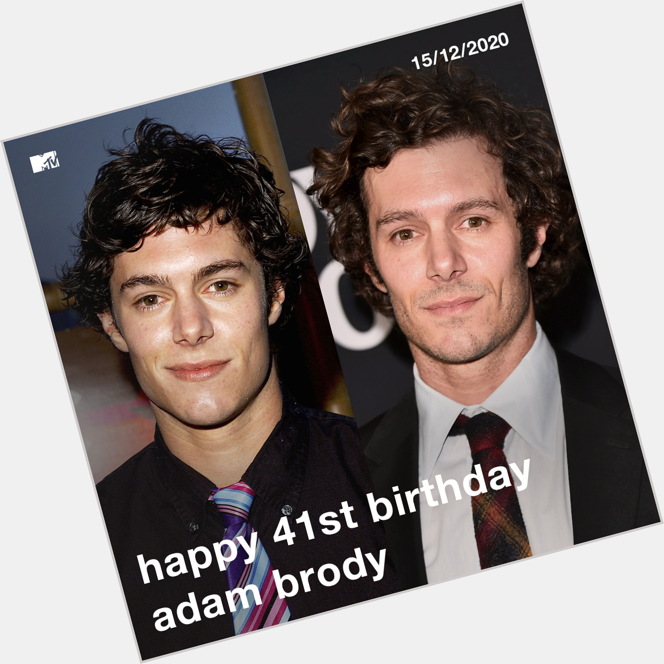 Then... and now Adam Brody you haven\t changed one bit! happy birthday! 