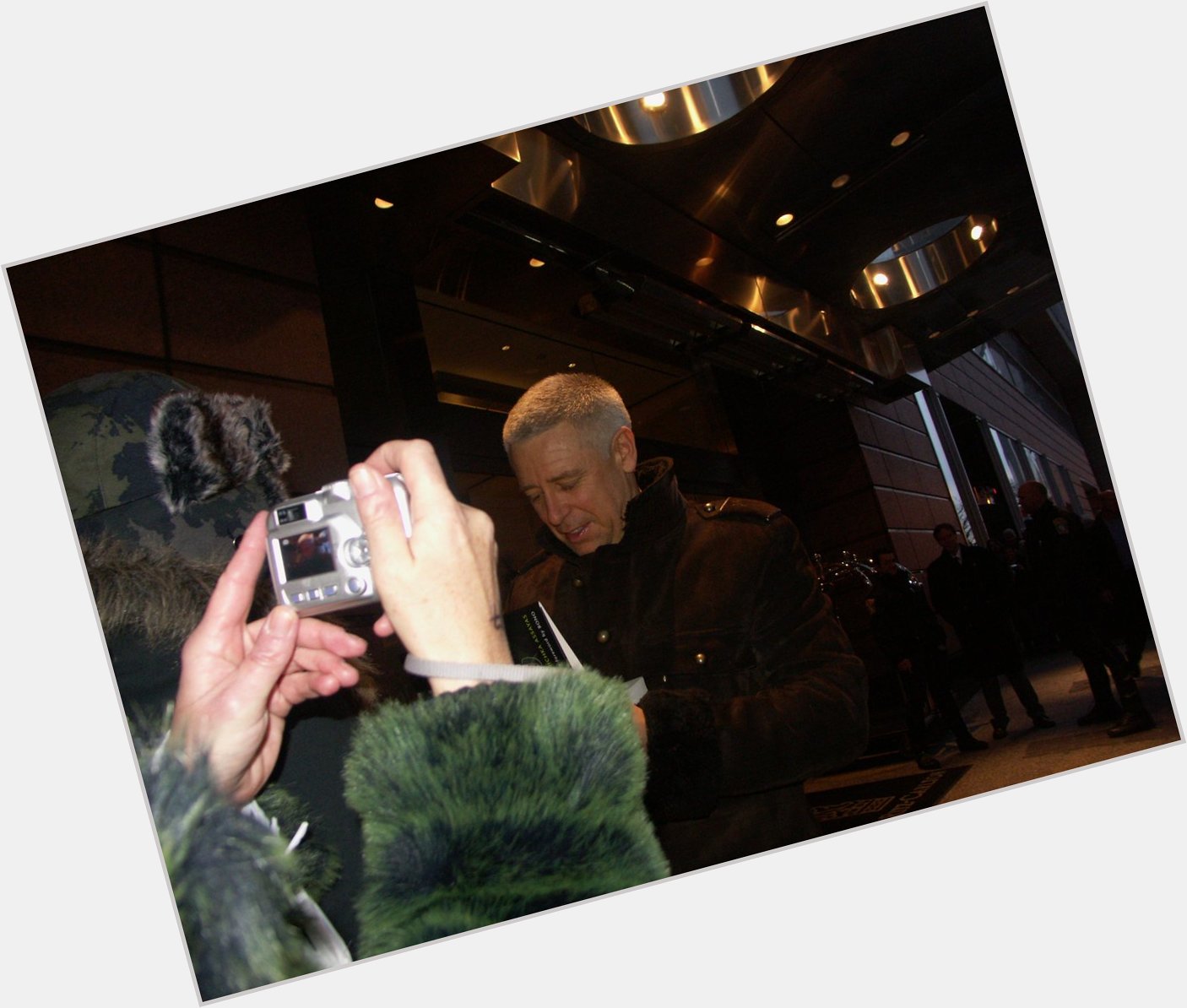 Now starts the random photos of Adam signing things for people... Happy 55th birthday to Adam Clayton! 
