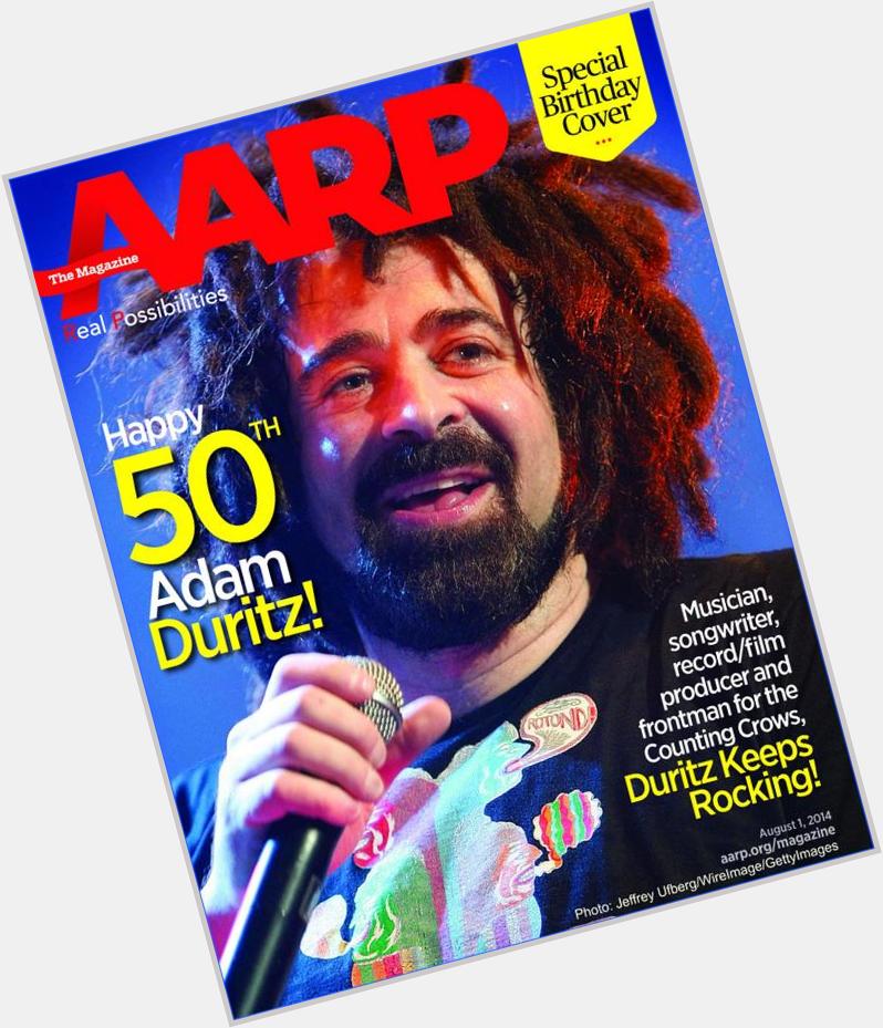 This is funny. Happy birthday AD " Adam Duritz of proof that turning 50 rocks! 