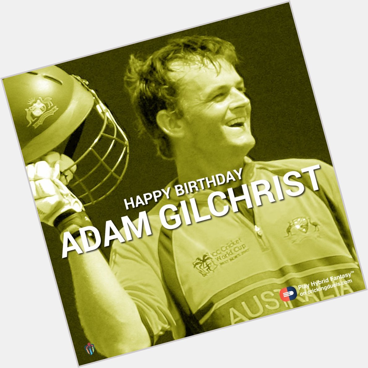 Happy birthday, Adam Gilchrist! 
