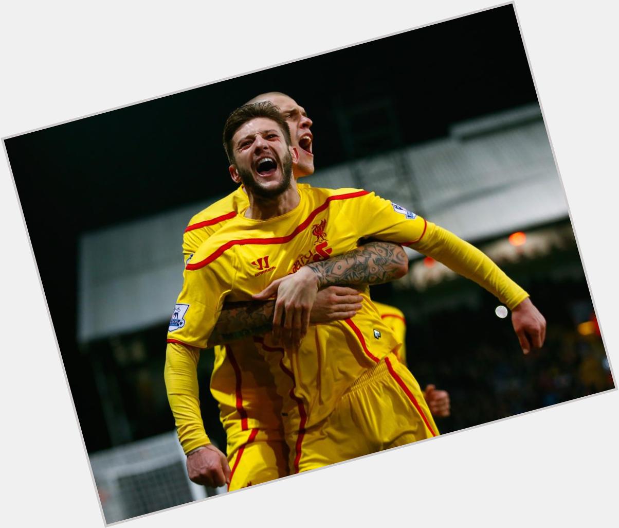 Happy 27th Birthday to the \"fantastic young player\" Adam Lallana! A goal today to celebrate would be nice! 